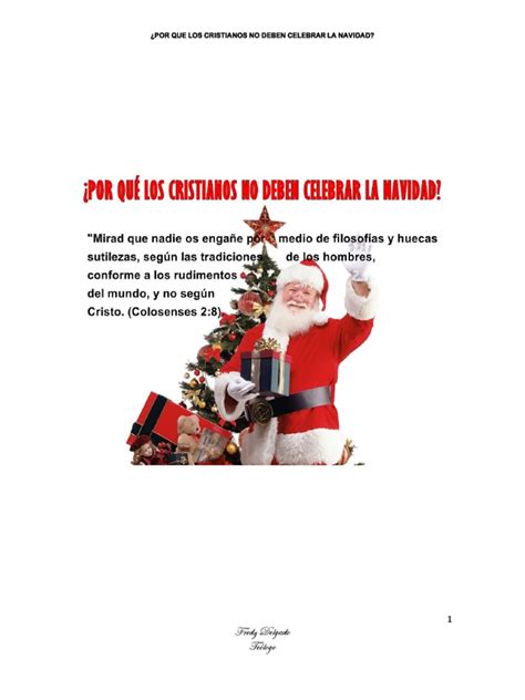 Cualquier momento es bueno para jugar a nuestros juegos de navidad. Por Que Los Cristianos No Deben Celebrar La Navidad | Papá Noel | Navidad | Prueba gratuita de ...