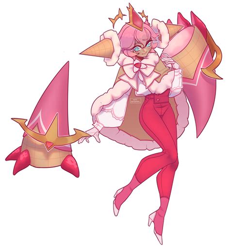 Strawberry Crepe Cookie By Archdoesarts On Deviantart