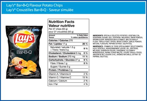 Subway baked lays chips nutrition facts. Lays Barbecue Chips Nutrition Facts - Nutrition Pics