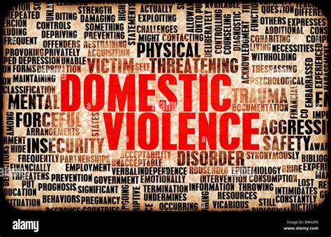 Domestic Violence And Abuse As A Abstract Stock Photo Alamy