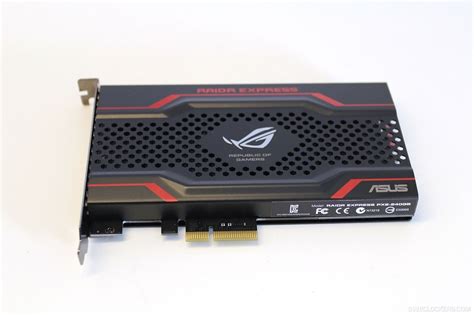 Asus Unveil Their Raidr Pci Express Based Ssd Capable Of Mb Sec