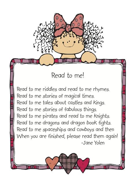Poems About Kids Reading