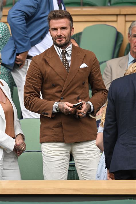 El Look De David Beckham En Wimbledon Es Perfecto Para Ir A La Oficina