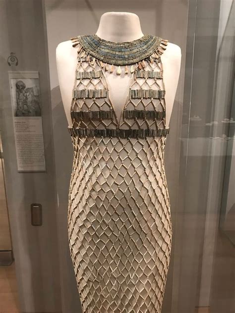 ancient egyptian beaded dress egypt museum