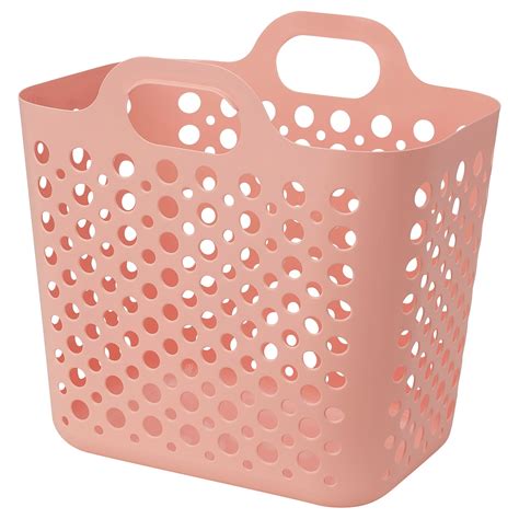 Slibb Flexible Laundry Basket Pink 24 L 6 Gallon Ikea