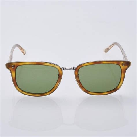 Oliver Peoples Kettner Sunglasses With Green Gradient Lenses Sunglasses Costume And Dressing