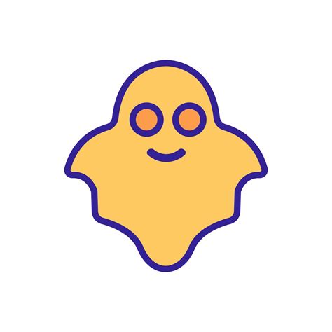Ghost Icon Vector Isolated Contour Symbol Illustration 9933151 Vector