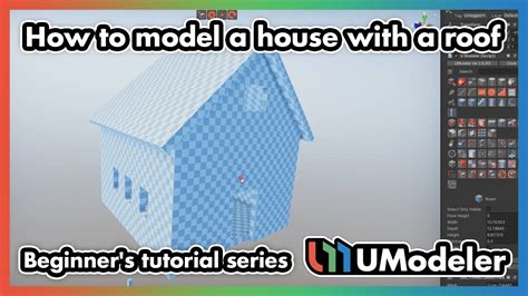 How To Model A House With A Roof In Unity With Umodeler Youtube