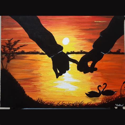 If you still think that a portrait of my dog is a great idea, but it is so tough check out our couple painting board and don't forget to follow to receive more cool canvas ideas from us! Embracing love ORIGINAL HANDMADE painting holding hands ...