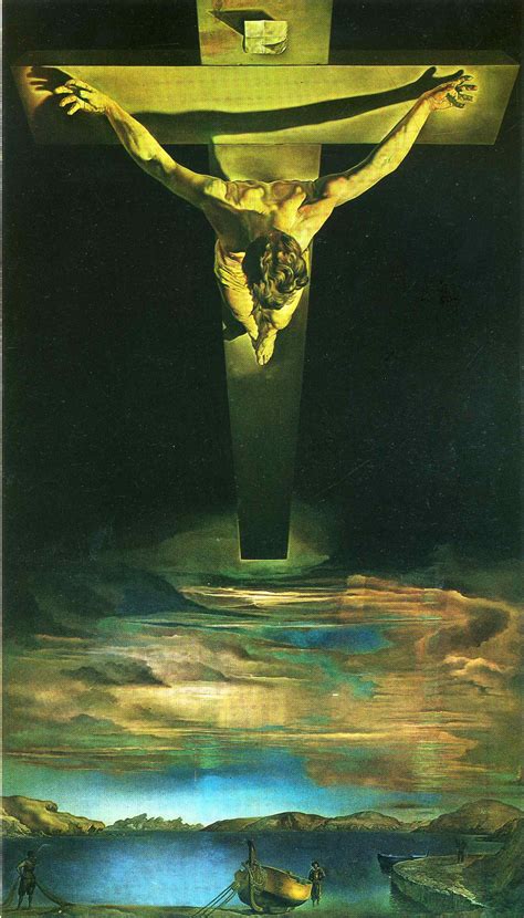 Christ Of St John Of The Cross 1951 Salvador Dali