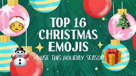 16 🎄 Christmas Emojis To Use This Holiday Season ️ 🏆 Emojiguide