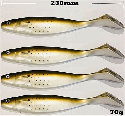 9 Soft Plastics Big Paddle Tail Swimbait Fishing Lures Jewfish Snapper