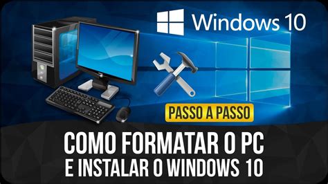 Como Formata Pc Instala Windows 10 Pro Passo A Passo 2016 YouTube