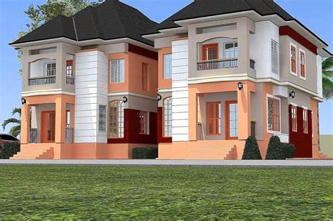 What is this today's homeowners want an impressive master suite, one where, luxury, privacy and flexibility include room to stretch out while accommodating a wide range of. 4 Bedroom Duplex House Plans Luxury 4 Bedroom Semi ...