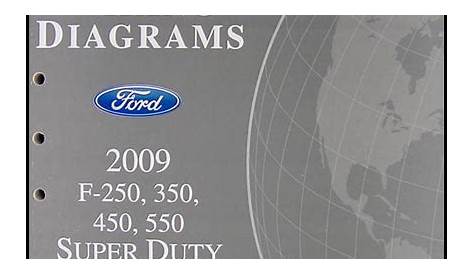 2009 Ford F-250 thru 550 Super Duty Wiring Diagram Manual Original