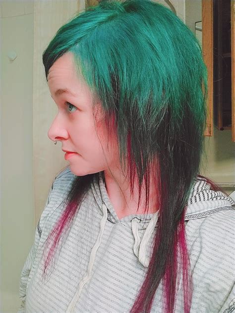 Split Dyed My Hair For The First Time Ever Last Night I Just Started