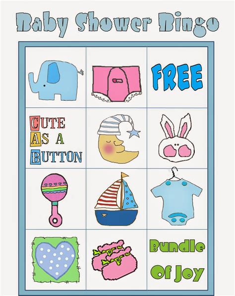 Bingo en Colores para Baby Shower para Imprimir Gratis Oh My Bebé