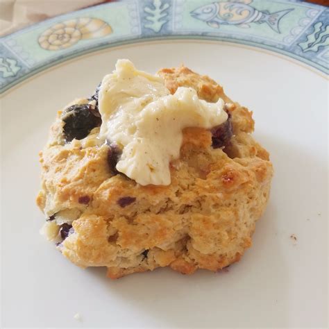 Blueberry Biscuits With Vanilla Butter Rbaking