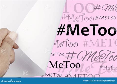 Metoo Movement Stock Image Image Of Phenomenon Girlfriend 186314213