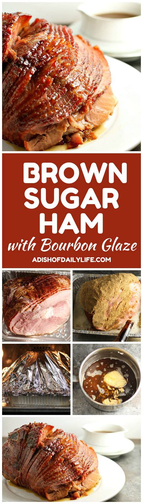 Brown Sugar And Beer Ham With Bourbon Glaze Recipe