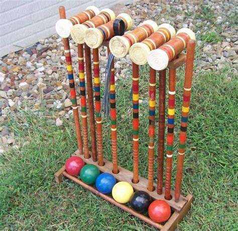 Find deals on products in leisure sports on amazon. Vintage forester croquet set mid century modern home and ...