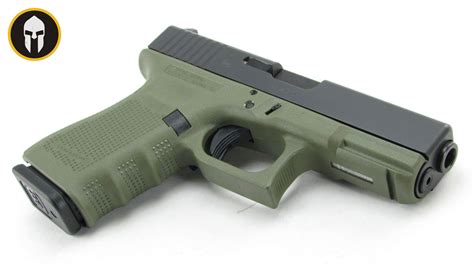 Glock Model 19 Gen 4 Battlefield Green Modern Warriors