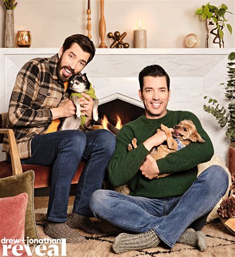 Photos Drew And Jonathan Scott Get Cozy For New Reveal Cover