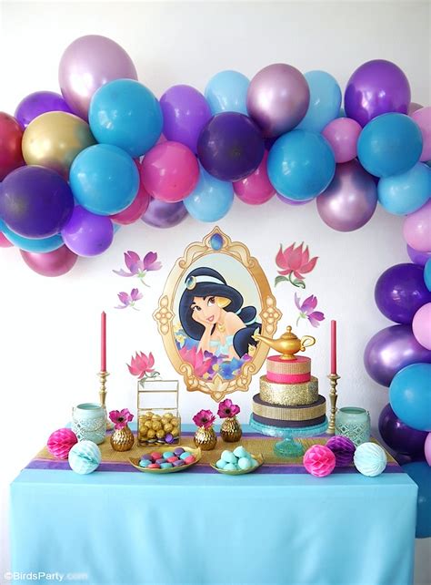 Princess Jasmine Birthday Party Ideas Party Ideas Party Printables Blog
