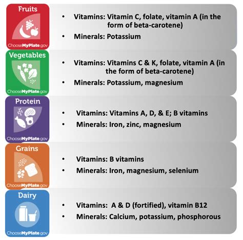 Sources Of Vitamins And Minerals Nutrition Science And Everyday Application