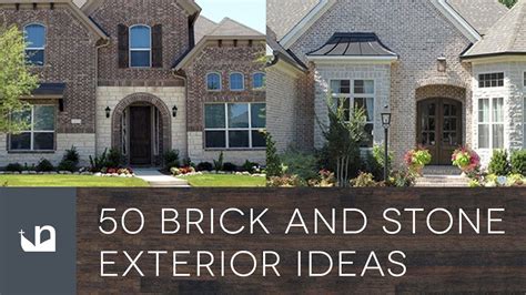 Fifty Creative Brick And Stone Exterior Design Ideas Home Decor