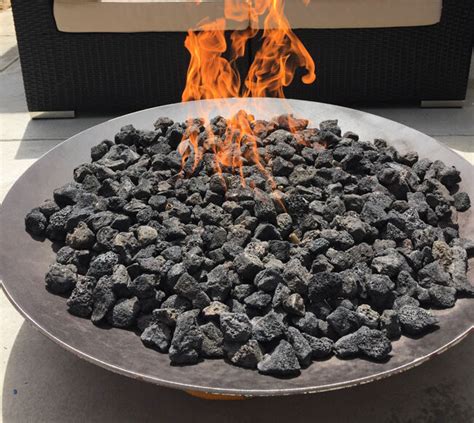 Fire Pit Media Lava Rock And Fire Glass