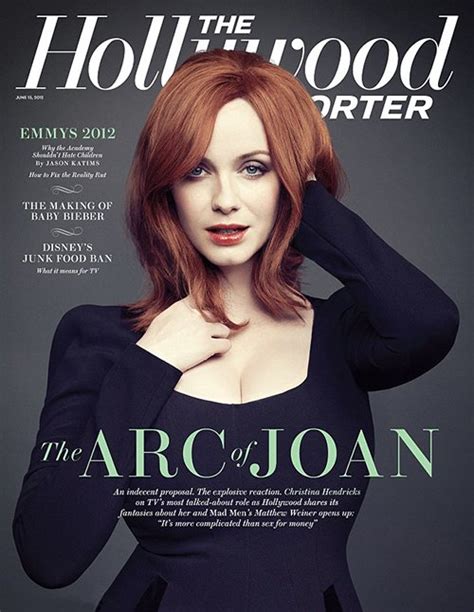 Sexy Christina Hendricks Covers The June 2012 Issue Of The Hollywood Reporter With A Sexy Photo