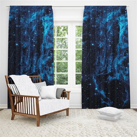 Space Window Curtain Galaxy Curtain Space Decor Galaxy Etsy