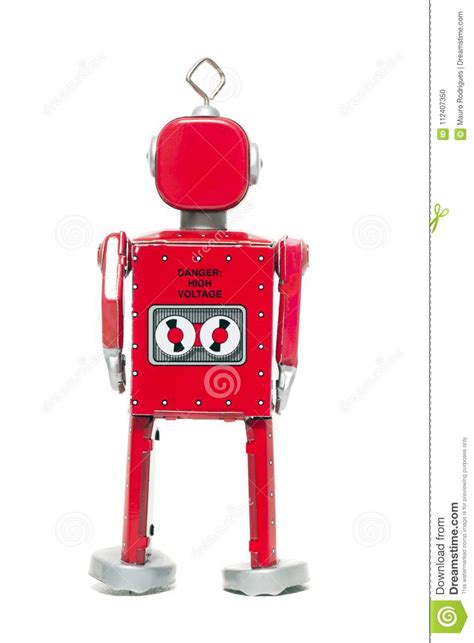 Tin Toy Robot Stock Photo Image Of Collection Robot 112407350