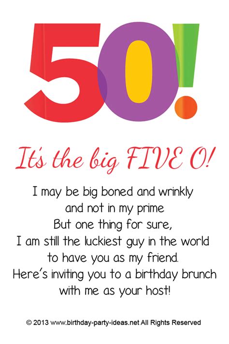 Funny 50th Birthday Quotes For Men Quotesgram