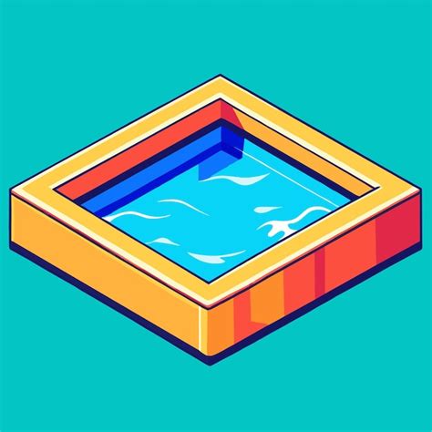 Premium Vector Swimming Pool Vector Illustration