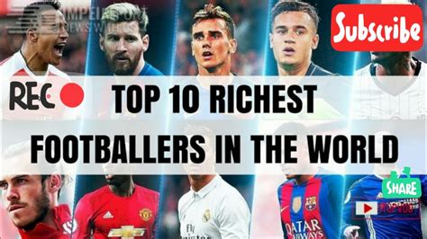 From doing what they love most to the rewarding budgetary honors, it's a success win circumstance. Top 10 : Richest Football Players - YouTube