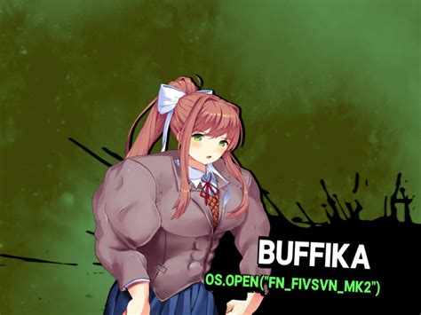 Buff Monika Joins The Battle Rddlc