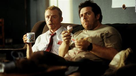 Shaun Of The Dead Actors Simon Pegg And Nick Frost Turn Famous Scene