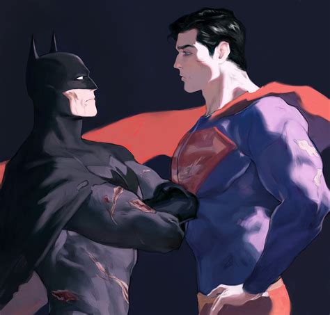 Batman Superman Clark Kent And Bruce Wayne Dc Comics And More Drawn By Cekrv Danbooru