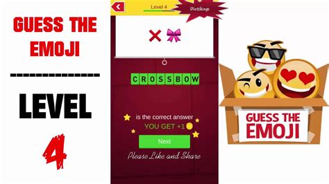 Guess The Emoji Level 4 All Answers Walkthrough By Gmonks