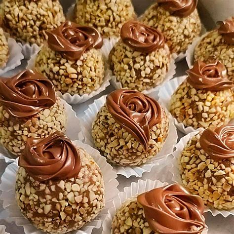 Brigadeiro Gourmet Ferrero Rocher Dá Para Vender Receita Fácil