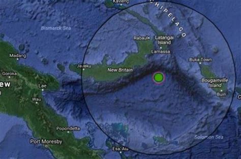 Papua New Guinea Earthquake 60 Magnitude Hits Pacific Ring Of Fire