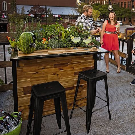Plant A Bar Wooden Outdoor Bar And Planter The Green Head