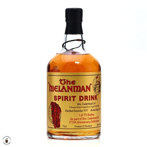 The Hielanman 1971 Spirit Drink / Wm. Cadenhead 175th Anniversary | Whisky Auctioneer