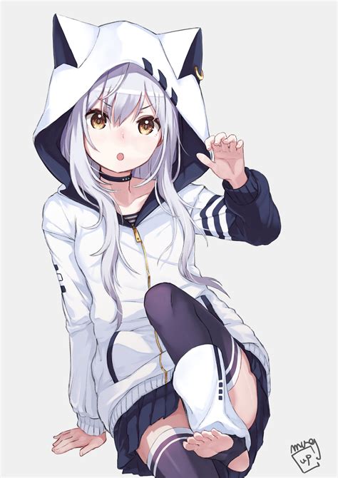 Rawr~ Virtual Youtuber Anime Girl Neko Art Anime Fille Anime Wolf