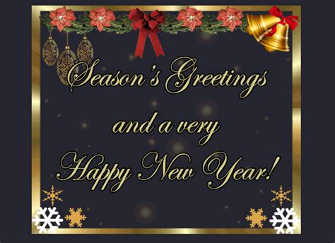 Seasons Greetings Card Free Seasonal Blessings Ecards 123 Greetings