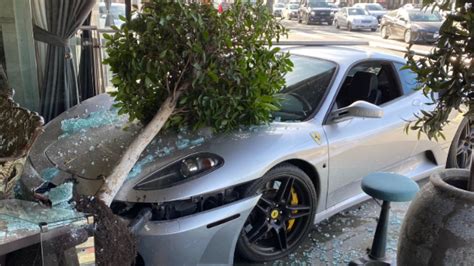 1 Hospitalized After Ferrari Crashes Into West Hollywood Restaurant