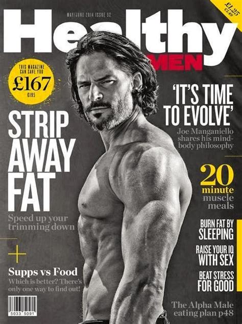 Morning Joe Shirtless Joe Manganiello On Cover Of Healthy Men Magazine