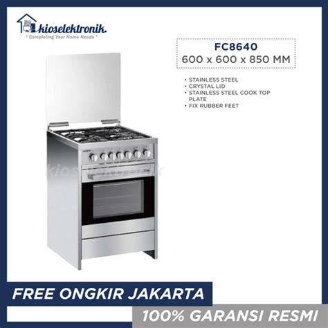 Jual Modena Fc Free Standing Cooker Kompor Tungku Oven Fano Fc
